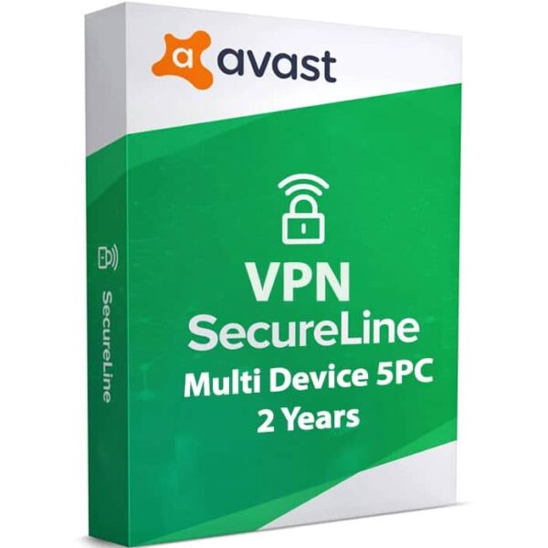 Avast SecureLine VPN 5 Device 2 Year
