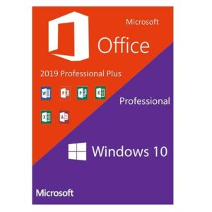 Microsoft Windows 10 Pro + Microsoft Office 2019 Pro Plus