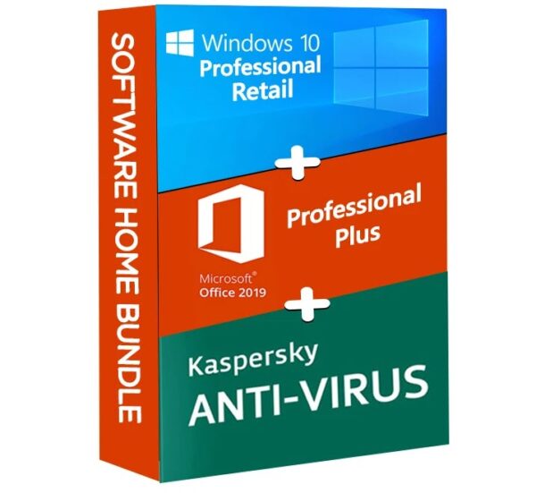 Windows10 Pro Microsoft Office 2019 Pro Plus Kaspersky Anti Virus