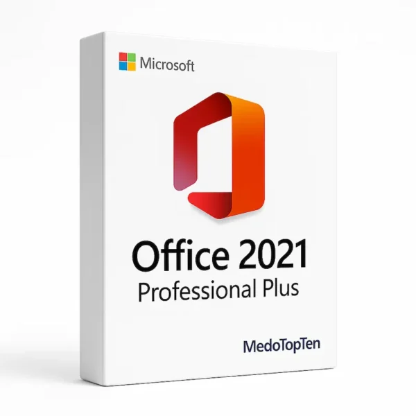 عبوة Microsoft Office 2021 Professional Plus Retail أصلية لجهازين | MedoTopTen