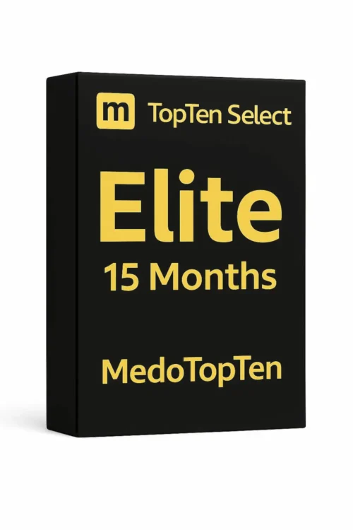 "اشتراك TopTen Select – Elite – 15 شهور بتصميم أنيق وجودة 4K مع تفعيل أصلي" TopTen Select Elite 15 Months