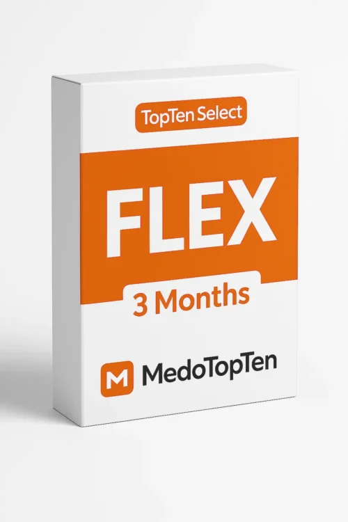 عبوة اشتراك TopTen Select FLEX لمدة 3 شهور – MedoTopTen