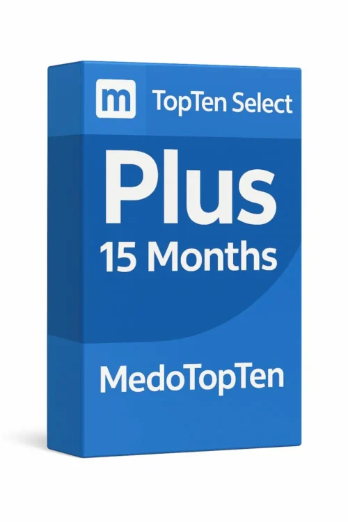 عبوة اشتراك TopTen Select Plus لمدة 15 شهر بجودة عالية من MedoTopTen